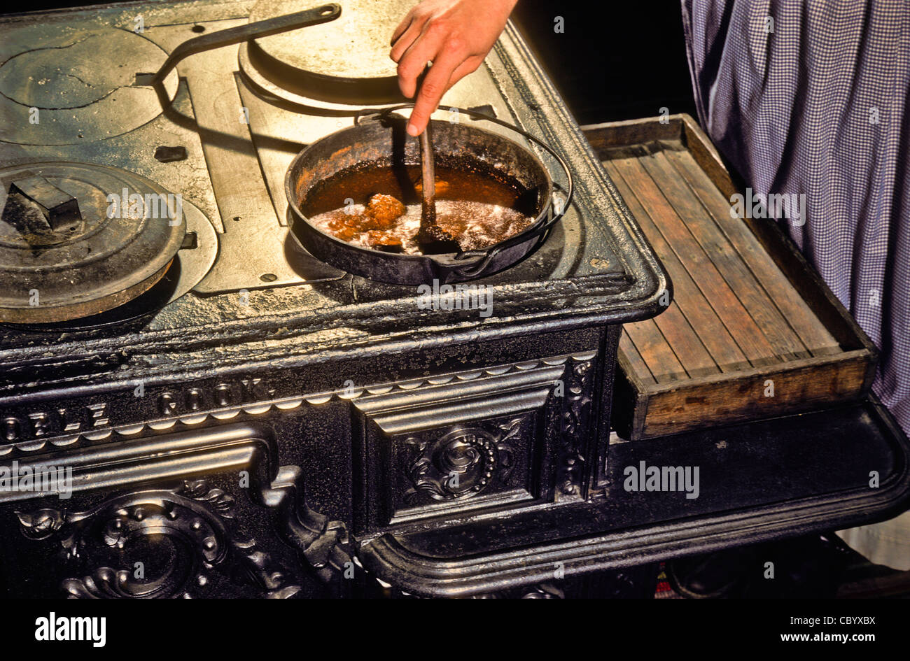 Landis Valley Museum bedeutende historische Sammlung Ende 1800 Anfang des 20. Jahrhunderts amerikanische Landmaschinen Antiquitäten Kleinstadt Lebensstil Stockfoto