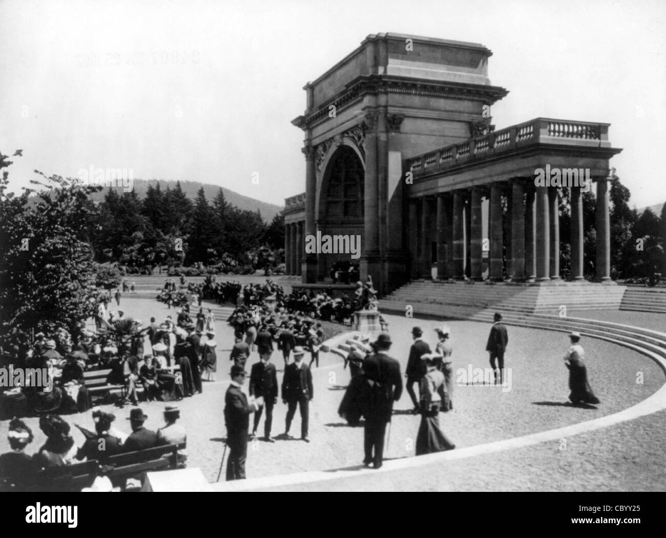 Musik-Pavillon, Golden Gate Park, San Francisco, 1902 Stockfoto