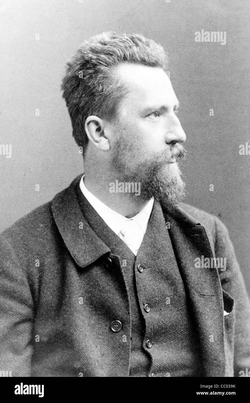 Max Kruse, deutscher Künstler Stockfoto