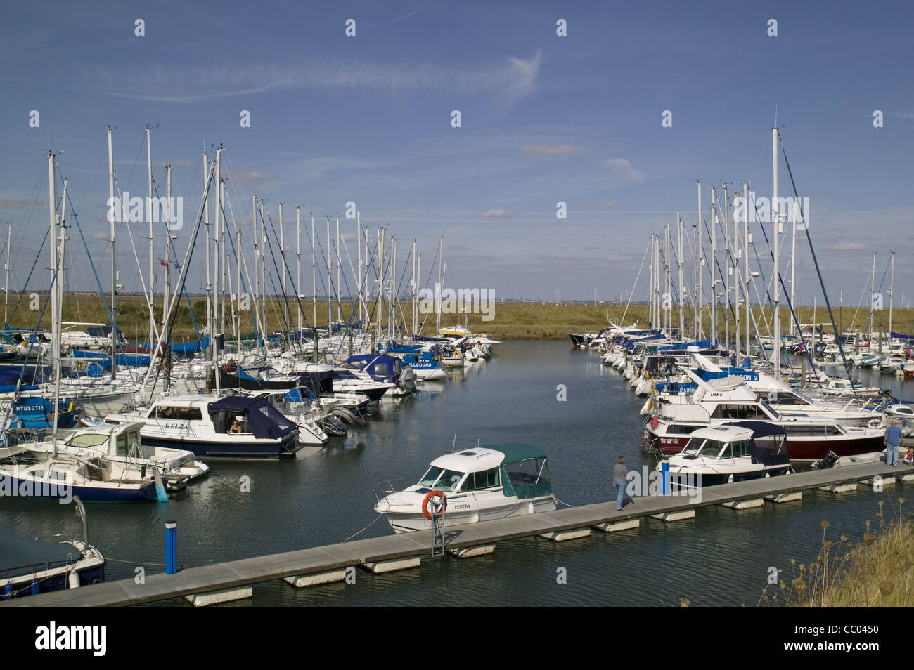 Titchmarsh marina walton backwaters england -Fotos und -Bildmaterial in