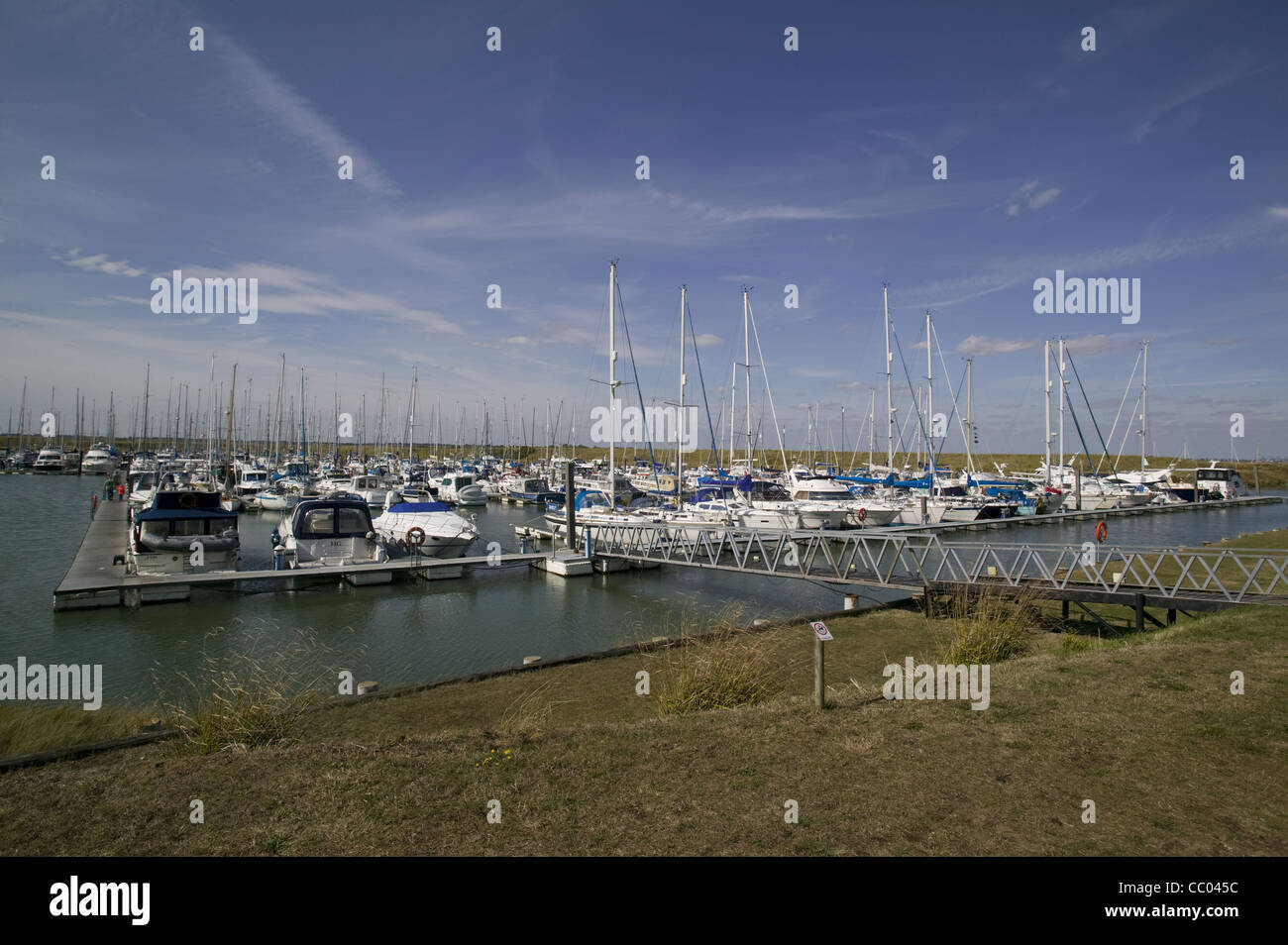 Titchmarsh Marina, Walton Backwaters, Essex, England Stockfoto