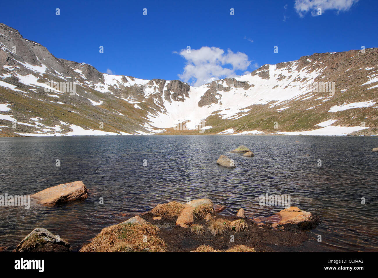 Marys See am Mt. Evans Stockfoto