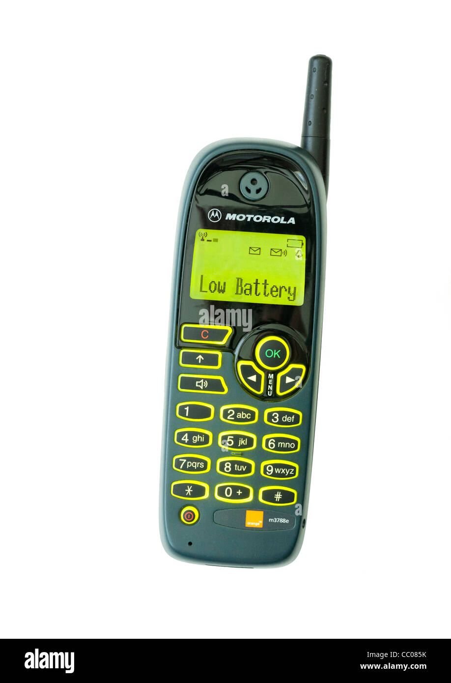 altes Motorola Handy aus um Jahr 2000 Stockfoto
