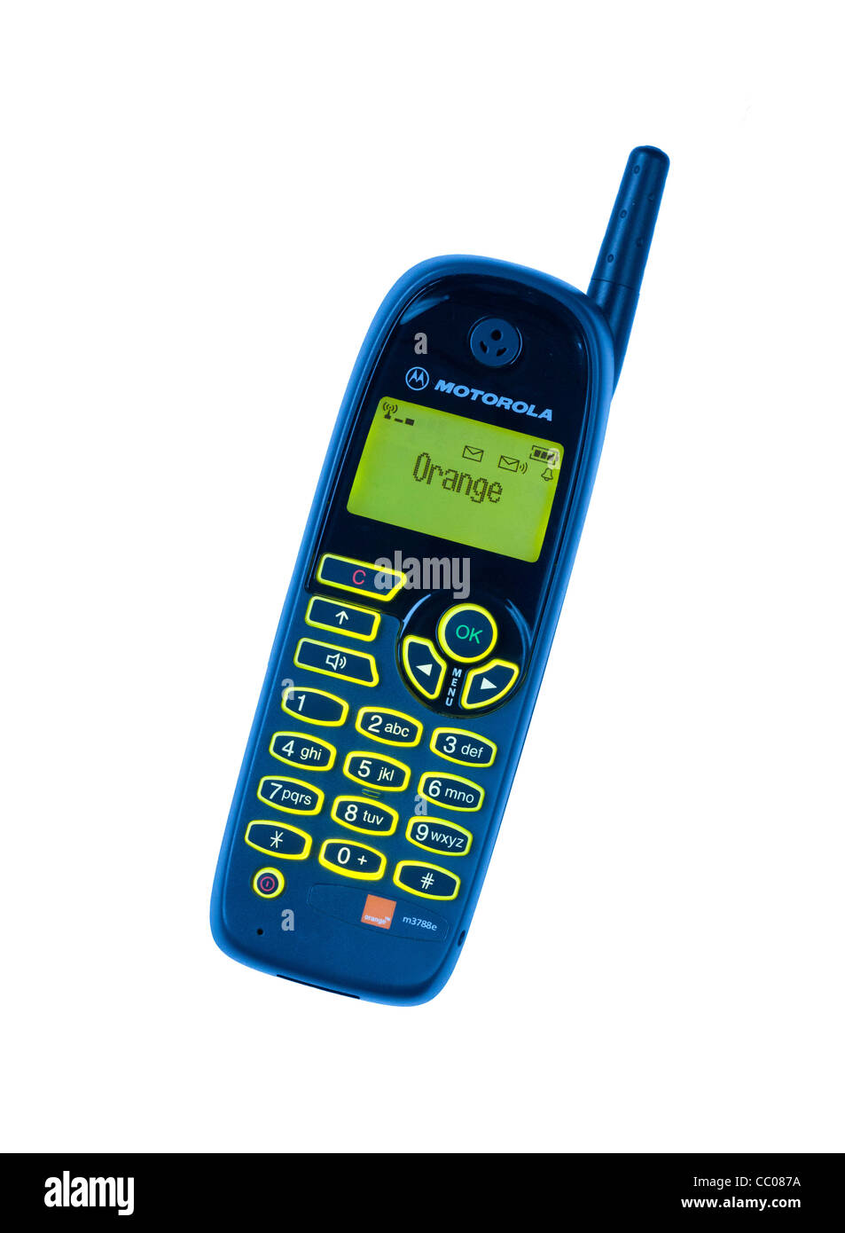 altes Motorola Handy aus um Jahr 2000 Stockfoto