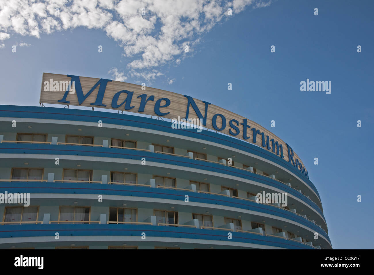 Hotelarchitektur, Mediterranean Palace, Mare Nostrum Resort, Teneriffa Stockfoto