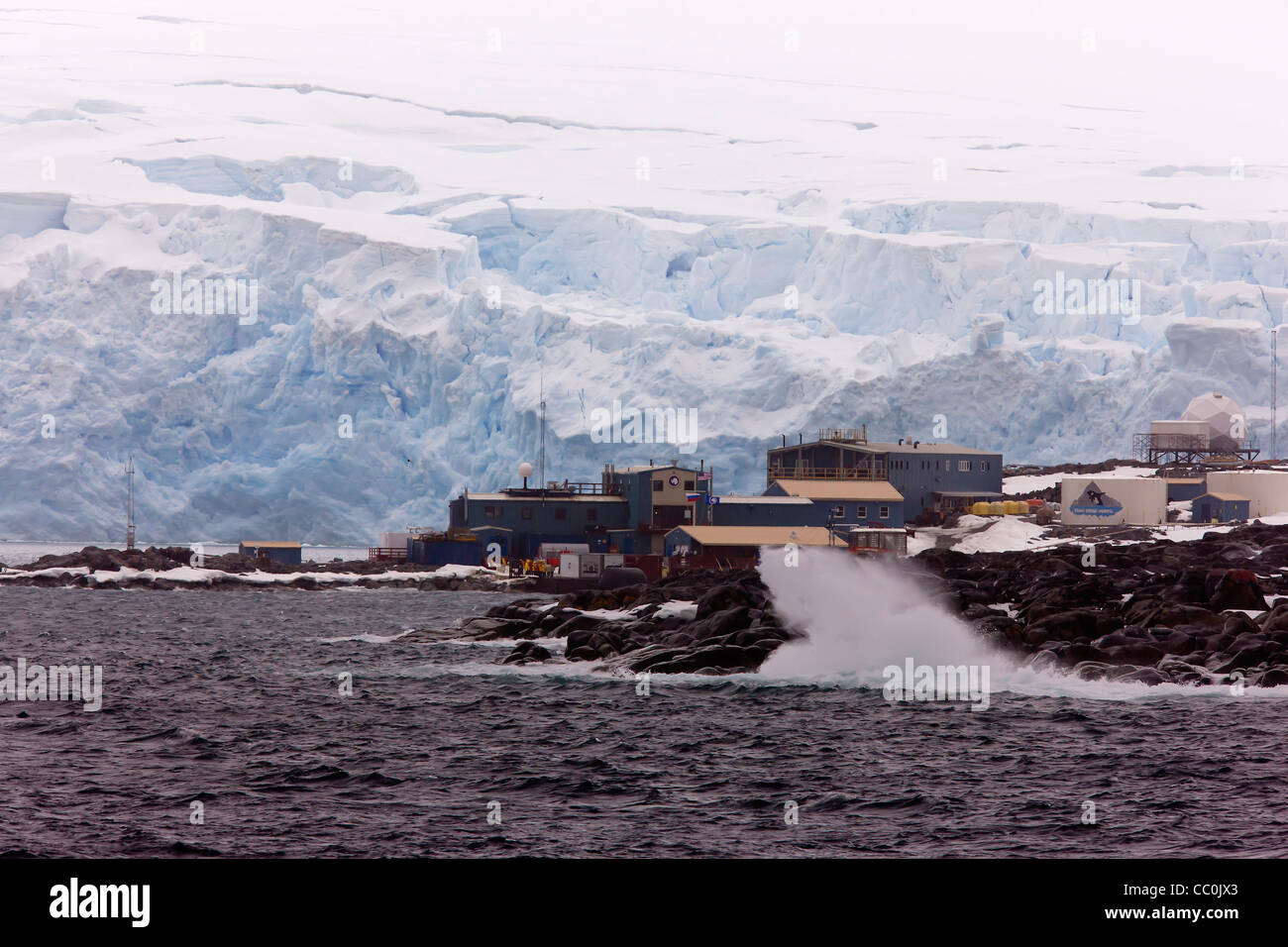 Antarktis Palmer Station Nathaniel B. Palmer Held Inlet Stockfoto