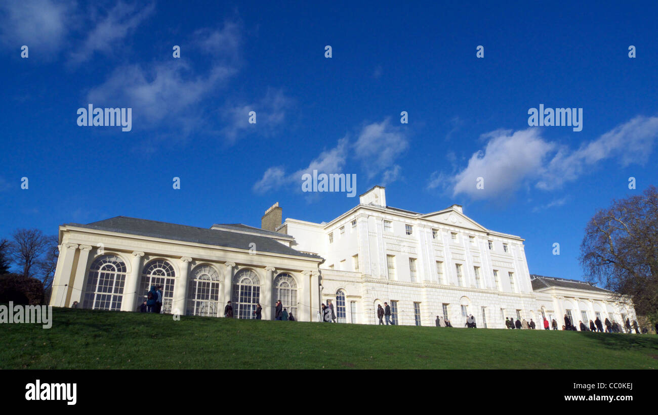 Großbritannien London Hampstead Heath Sonntag Wanderer im Kenwood house Stockfoto