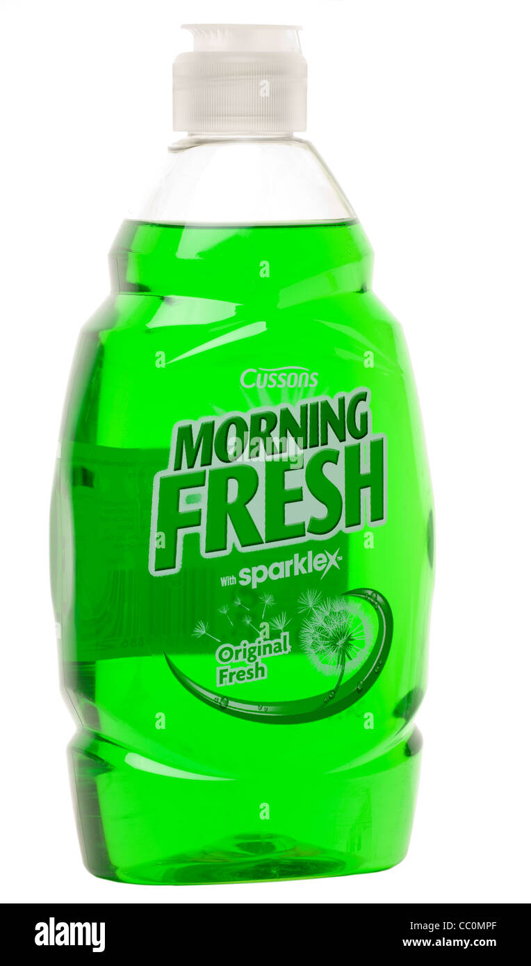 Flasche von Morgen frischen Glanz Spülmittel Stockfoto