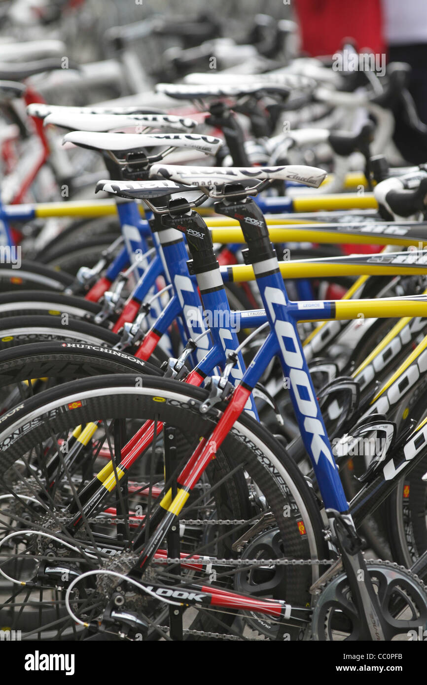 Straßen-Radrennen in der Weltmeisterschaft 2011 in Rudersdal Dänemark Stockfoto