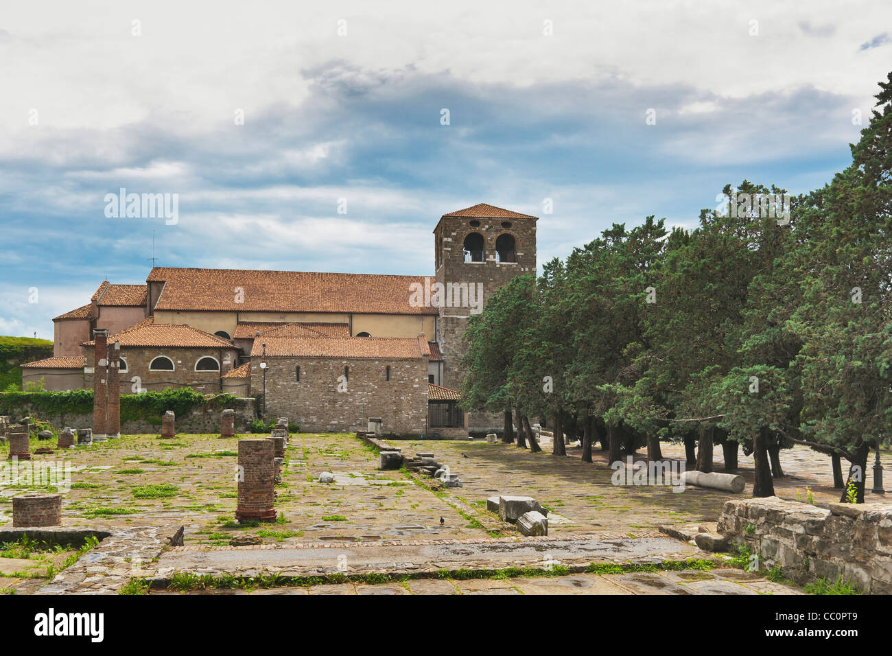 Kathedrale von San Giusto, Triest, Friaul-Julisch Venetien, Italien, Europa Stockfoto