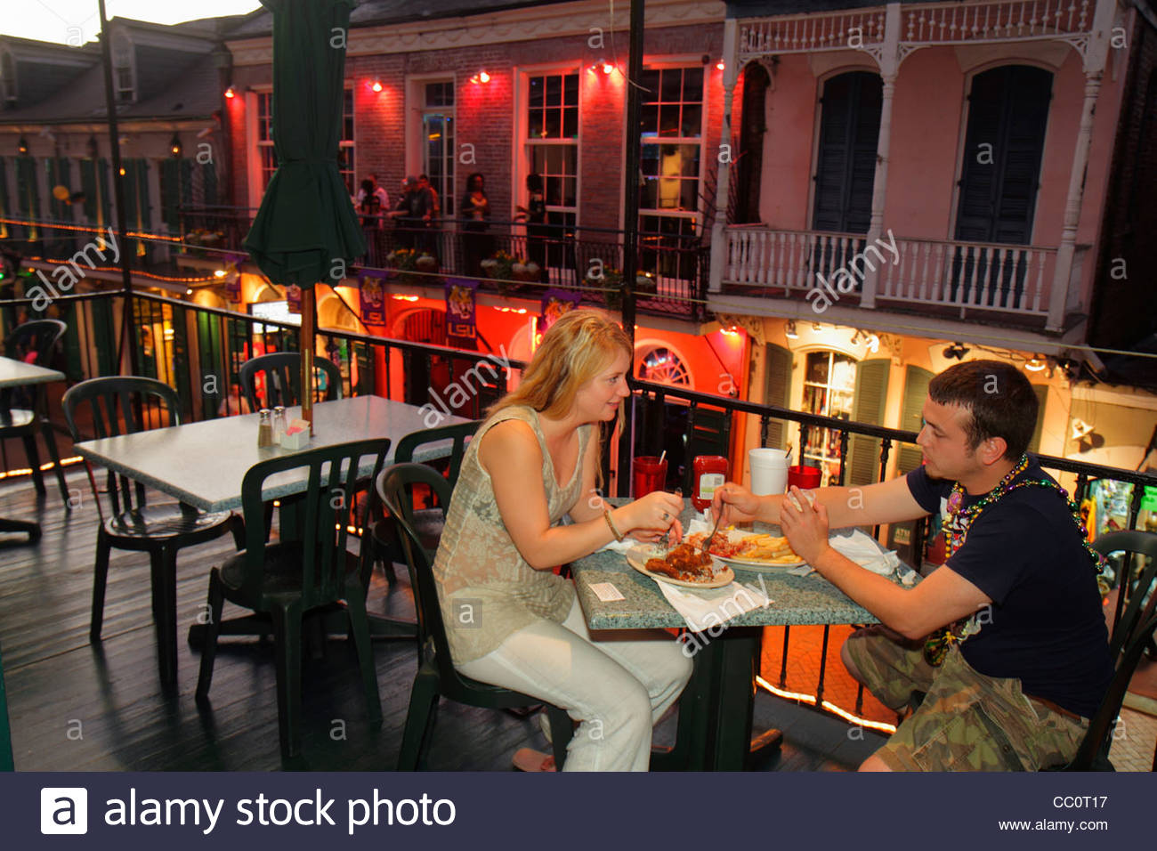New Orleans Louisiana Franzosisch Quarter Bourbon Street