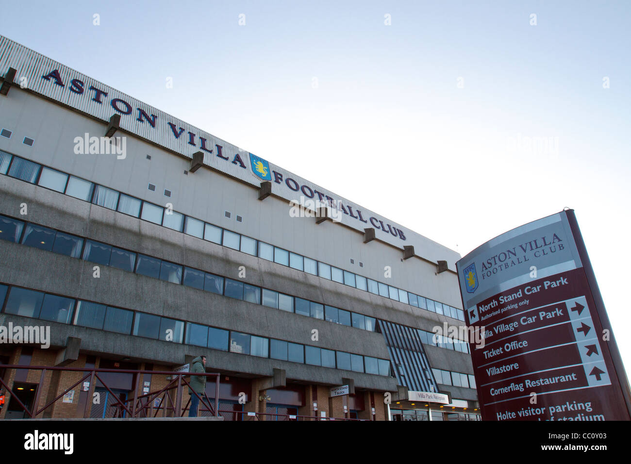 Aston Villa Football Club Stadion Villa Park eine Fußball-Stadion in Bezirk Witton, Birmingham, England Stockfoto