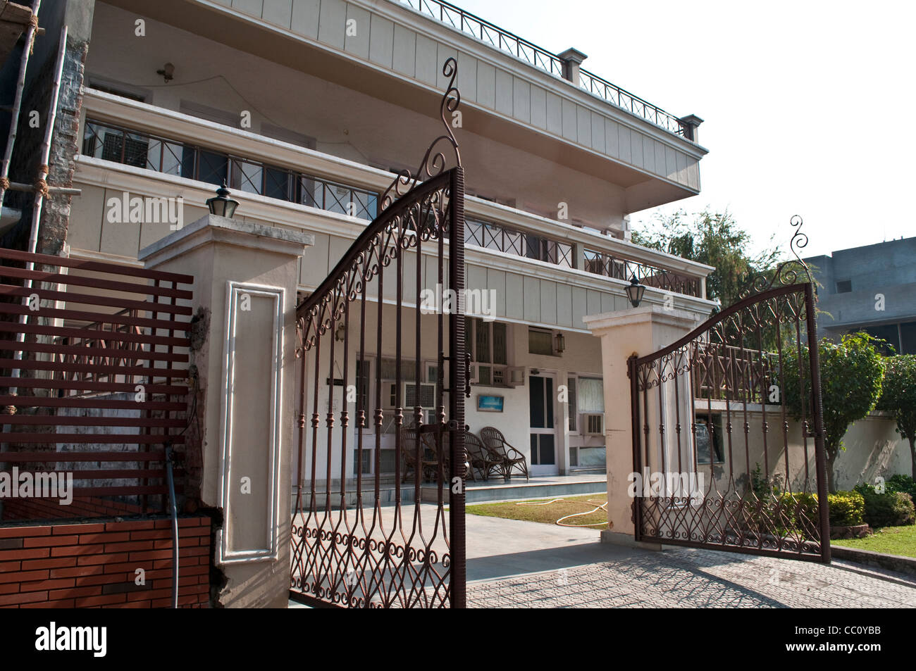 Noblen Wohnhaus, Chandigarh, Indien Stockfotografie Alamy