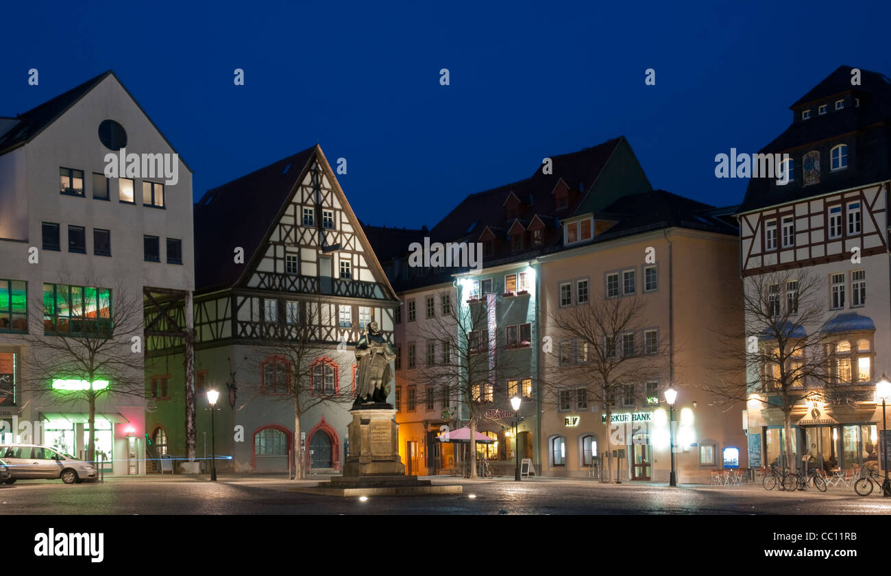 Marktplatz-Platz, Jena, Thüringen, Deutschland Stockfoto