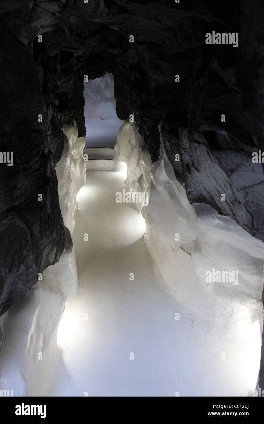 Gangway in Cesar Manrique Haus, Lanzarote Spanien Stockfoto