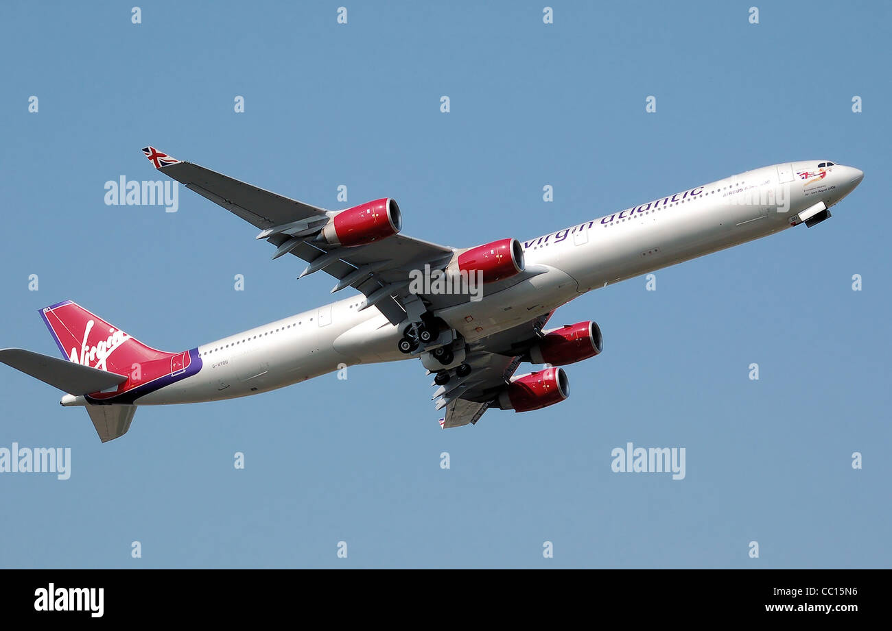 Virgin Atlantic Airways Airbus A340 600 G Vyou Dem Start