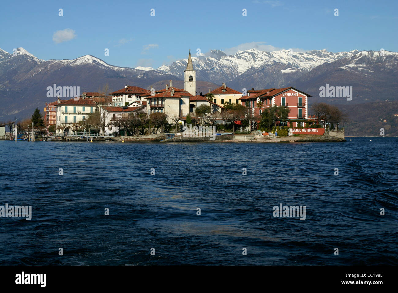 Die Insel der Fischer, Lago Maggiore, Italien Stockfoto