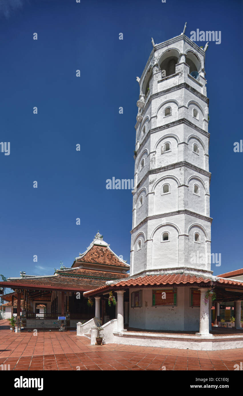 Tranquerah Moschee oder Masjid Tengkera, Melaka, Malaysia Stockfoto