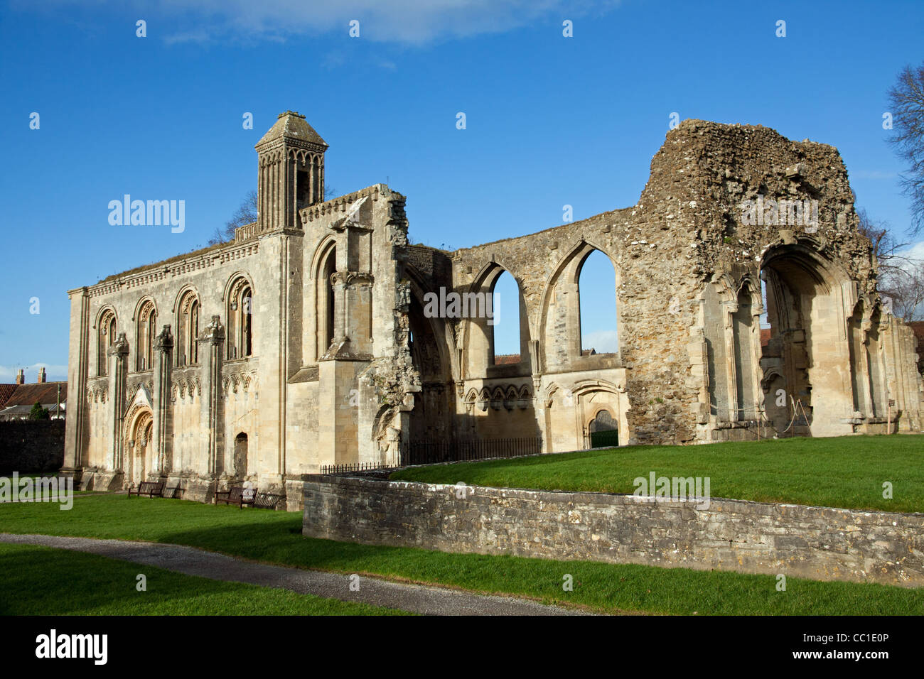 Lady Chapel Glastonbury Abbey Somerset Stockfoto