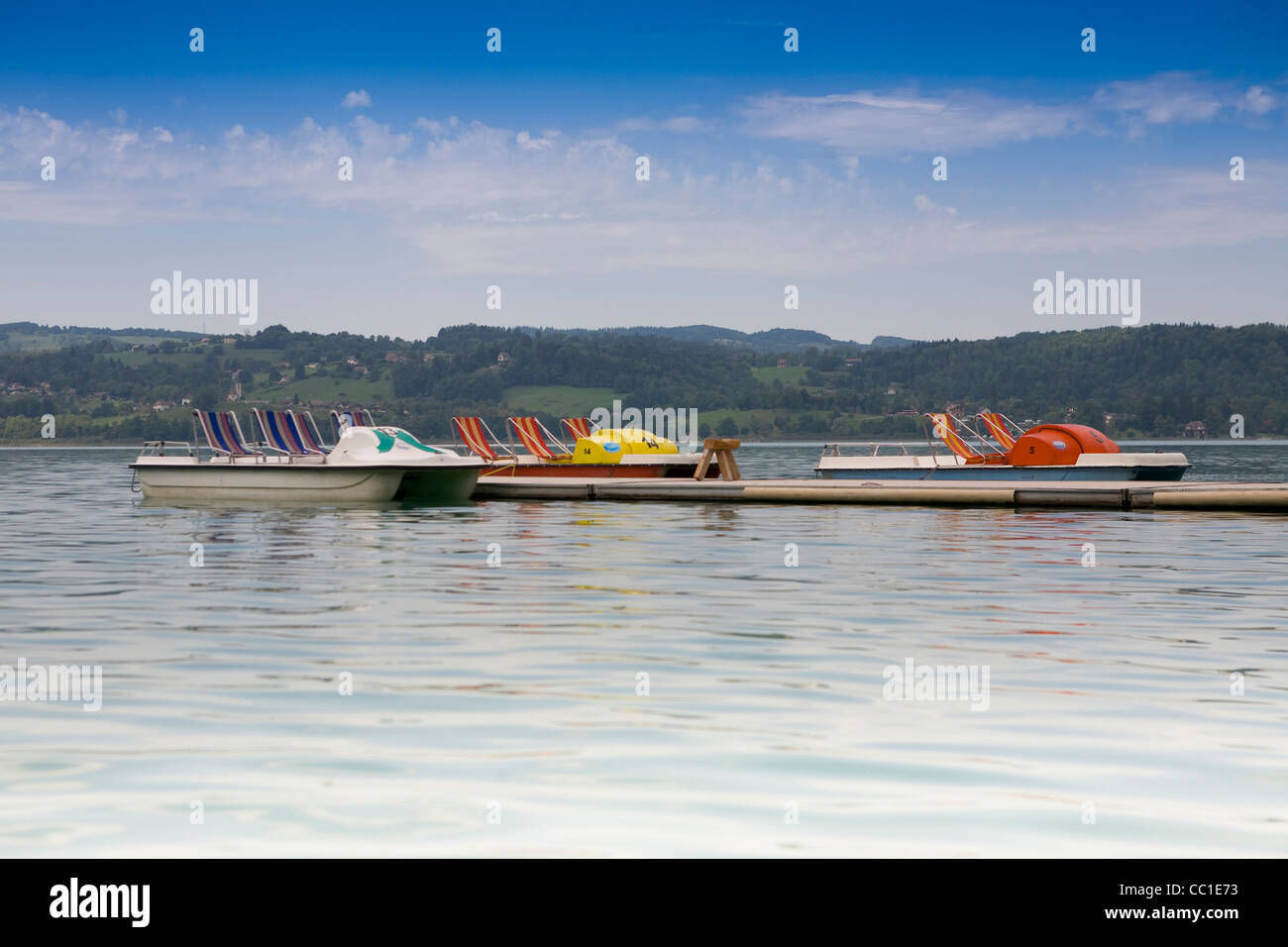 Lac de Aiguebelette, Savoyen von Frankreich Stockfoto