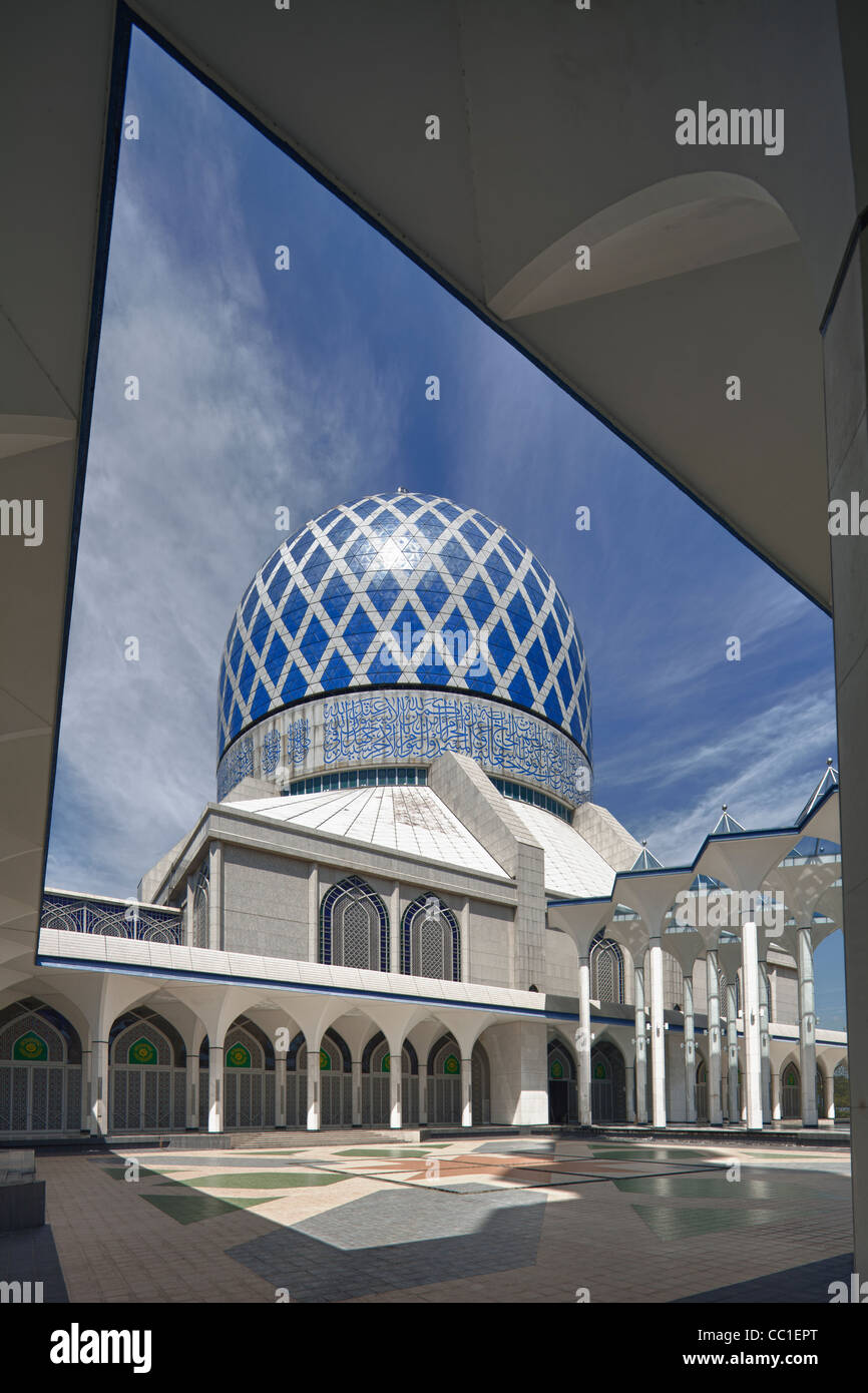 Masjid Sultan Salahuddin Abdul Aziz Shah, Shah Alam, Malaysia Stockfoto