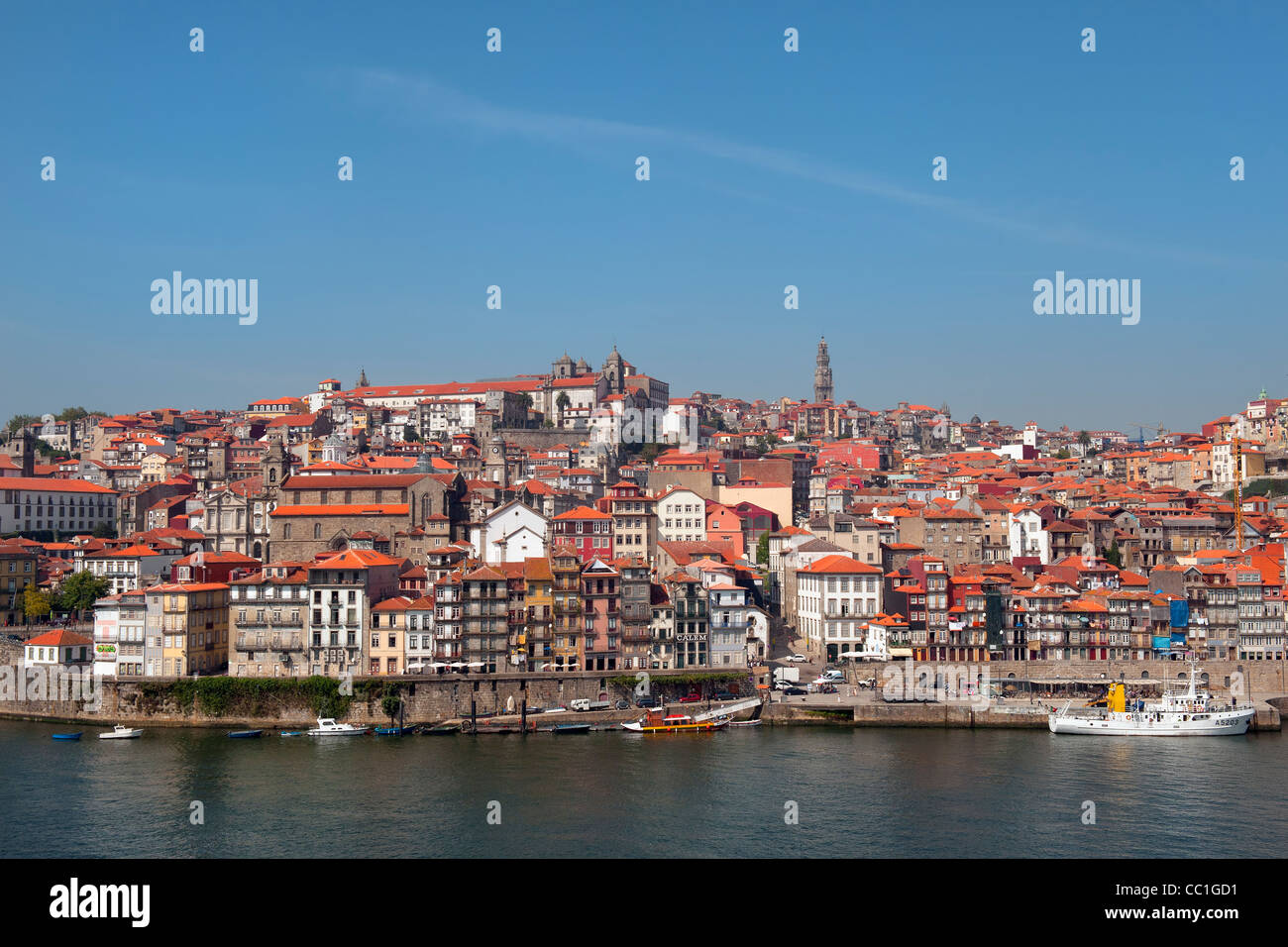 Ribeira Bezirk, Porto, Portugal, UNESCO-Weltkulturerbe Stockfoto