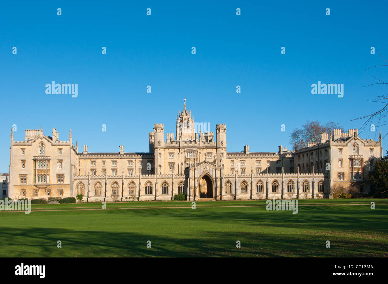 Str. Johns Hochschule, Cambridge, UK Stockfoto