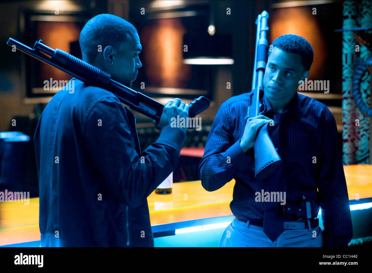 Chris Brown Michael Ealy Abnehmer 2010 Stockfotografie Alamy