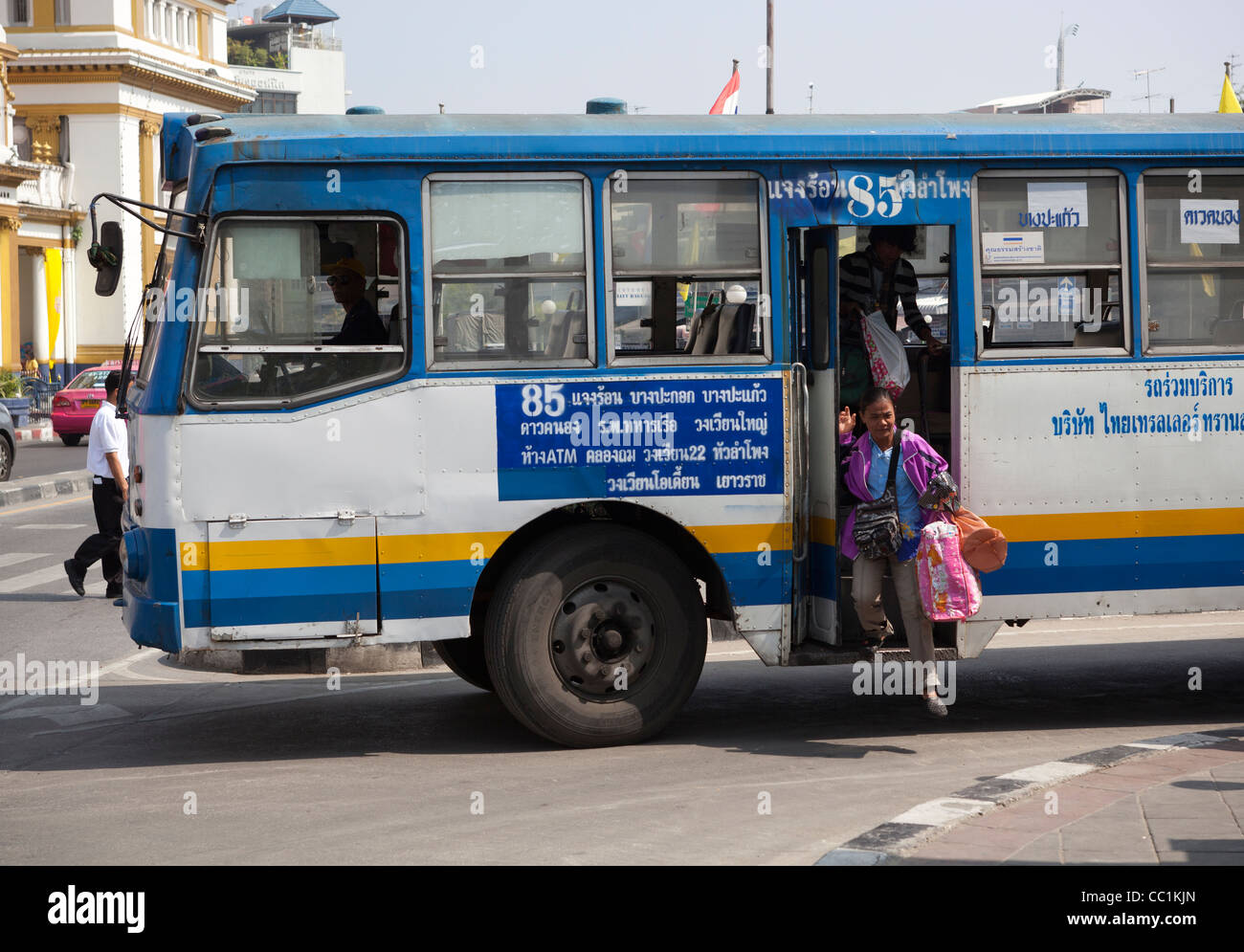 City-Bus-Bangkok Stockfoto