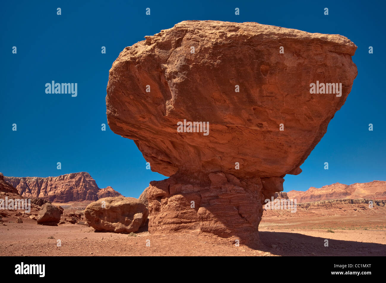 Balanced Rocks, in der Nähe von Lees Ferry, Glen Canyon National Recreation Area, Arizona, USA Stockfoto