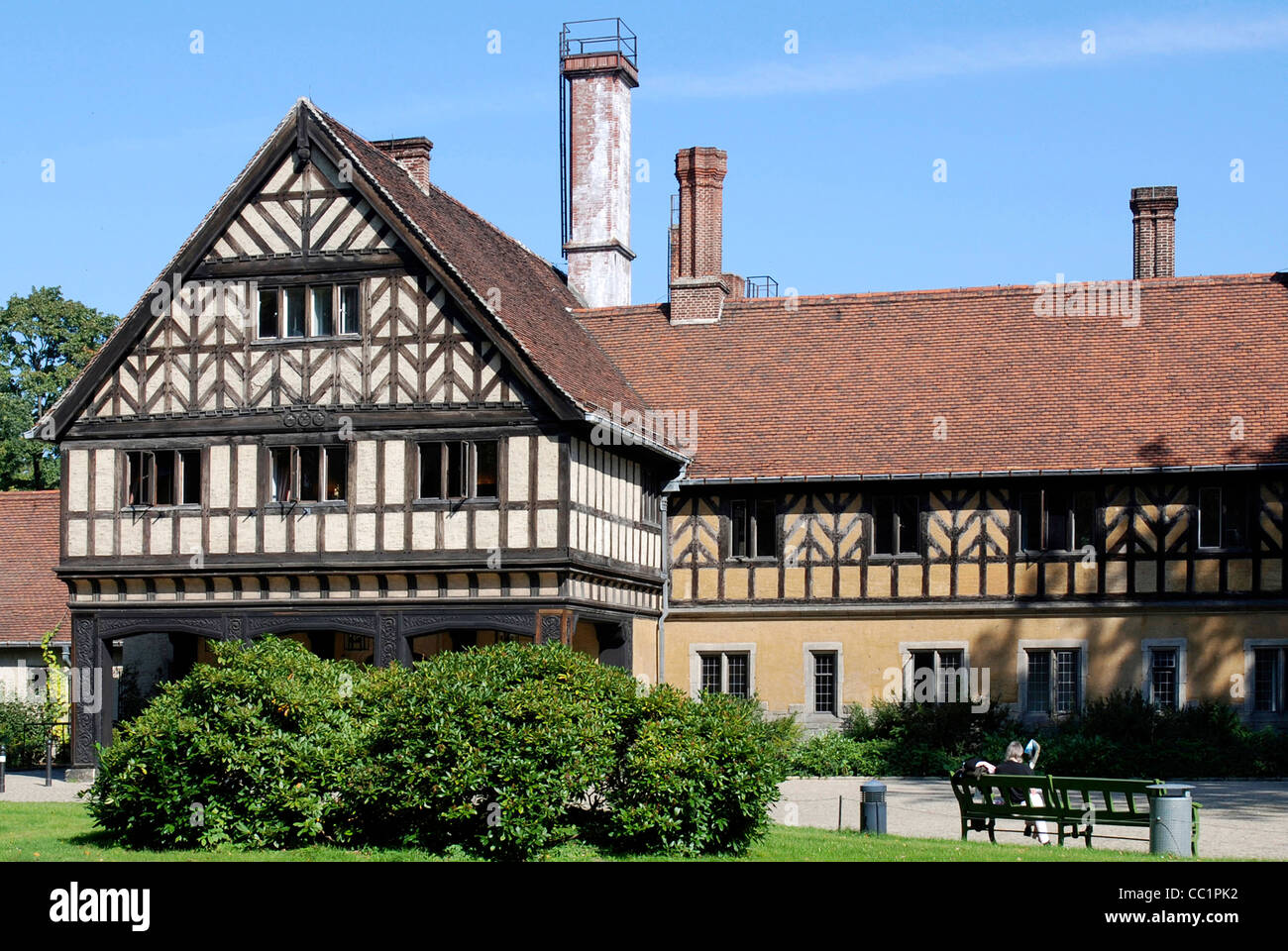 Schloss Cecilienhof im neuen Garten Potsdam. Stockfoto