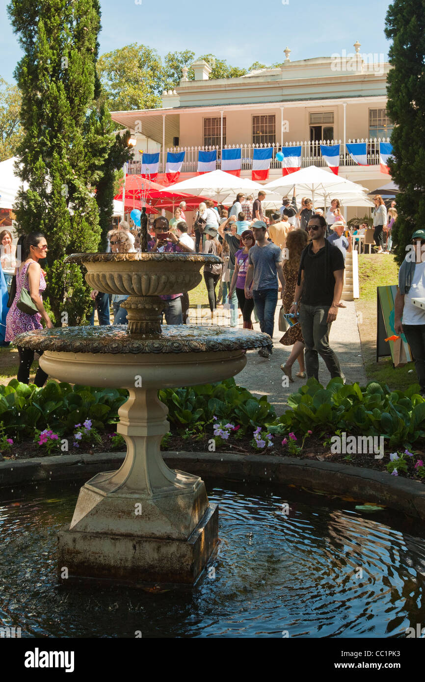 "Paris, Provence" in Como Haus historische Villa in South Yarra, französische Festival in Melbourne Australien Melbourne Festival. Stockfoto