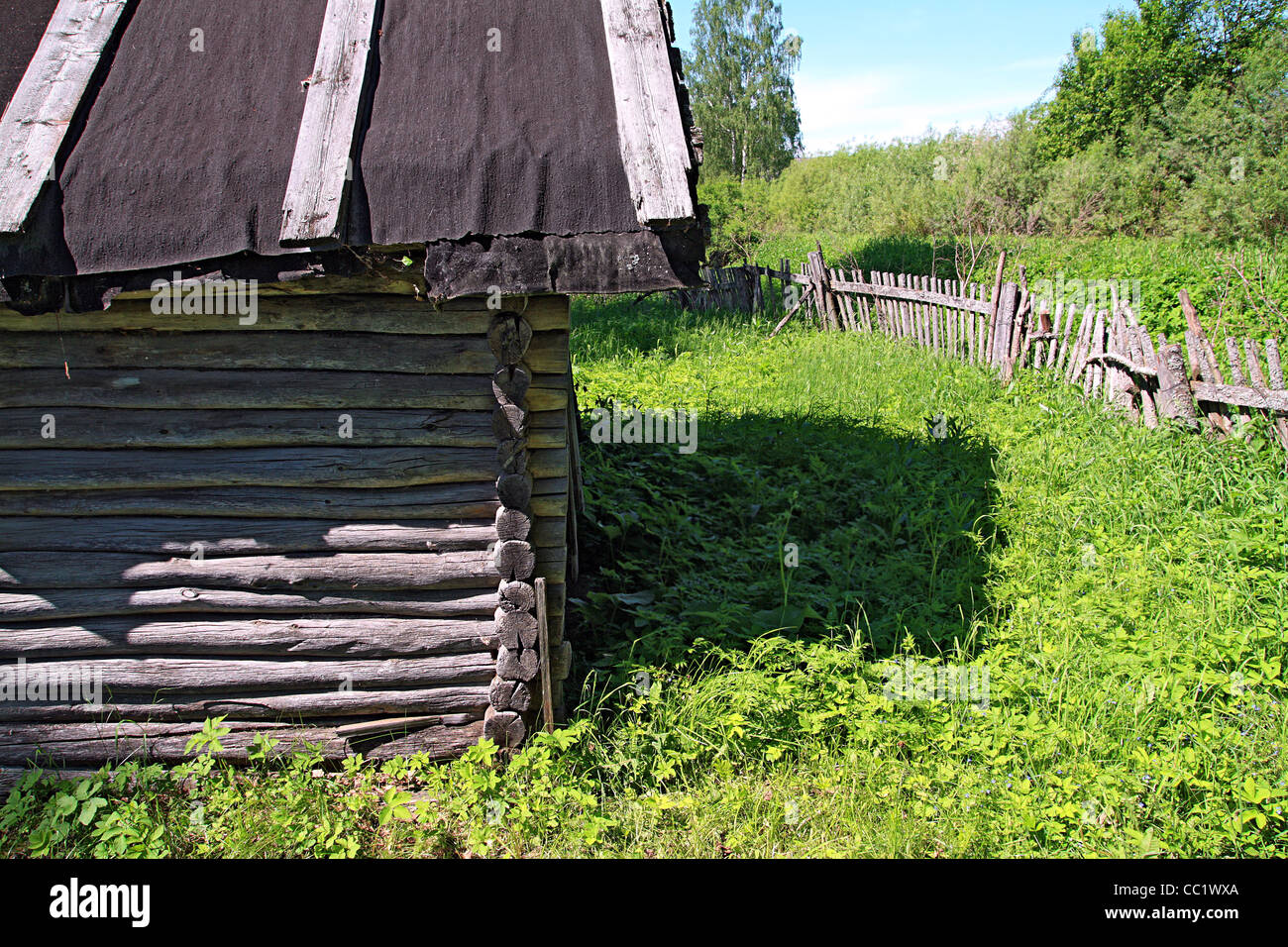 altes Landhaus Stockfoto