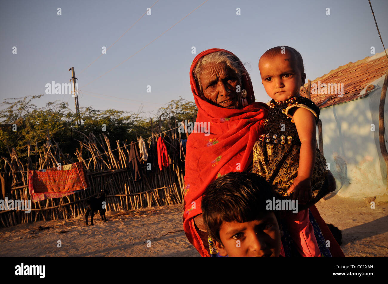 Menschen in Kutch - westlichen Indien Stockfoto