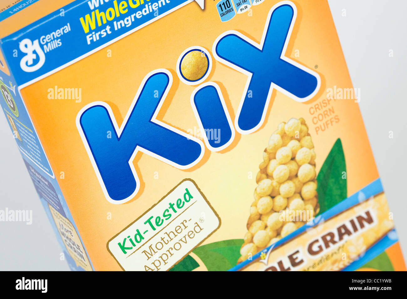 Kix-Frühstücks-Cerealien. Stockfoto