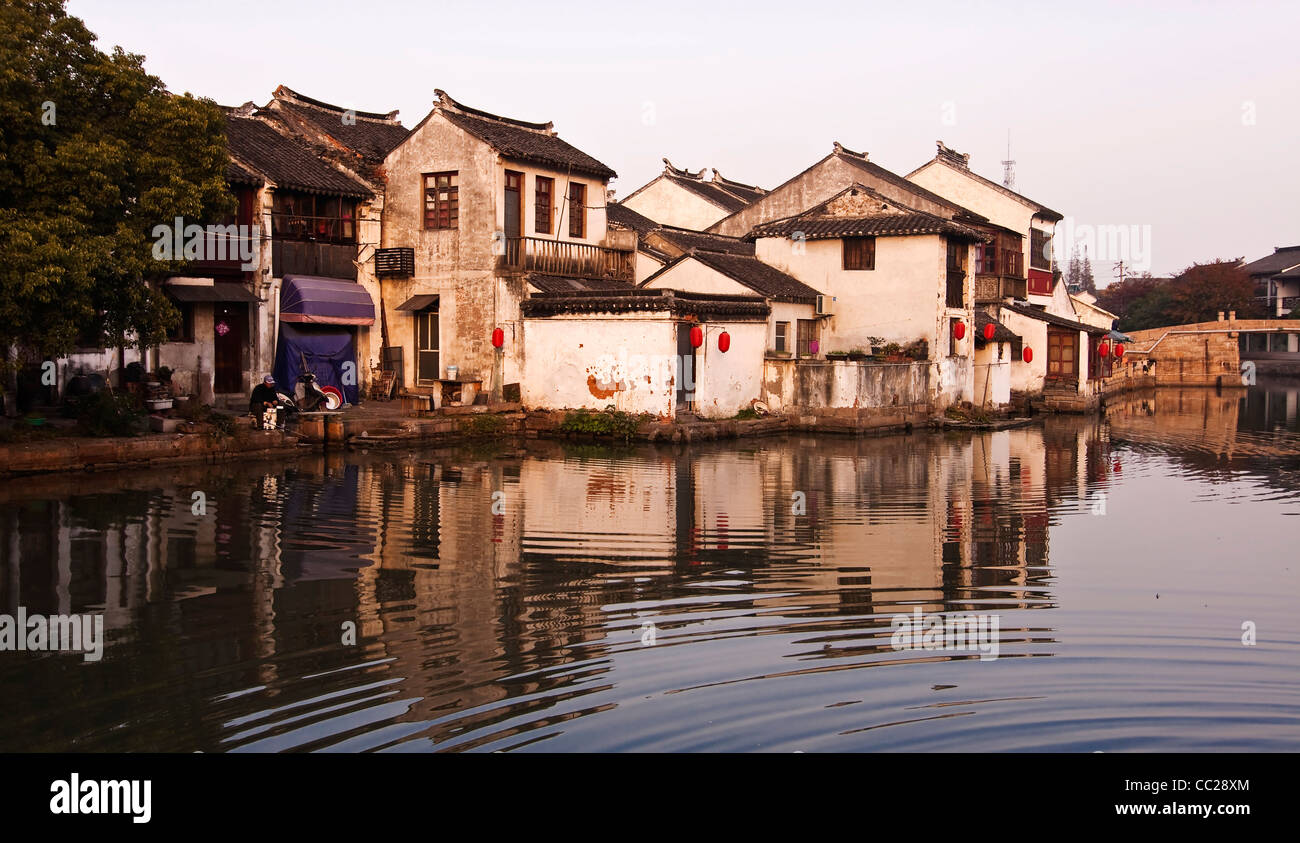 Tongli Watertown in der Nähe von Shanghai - China Stockfoto