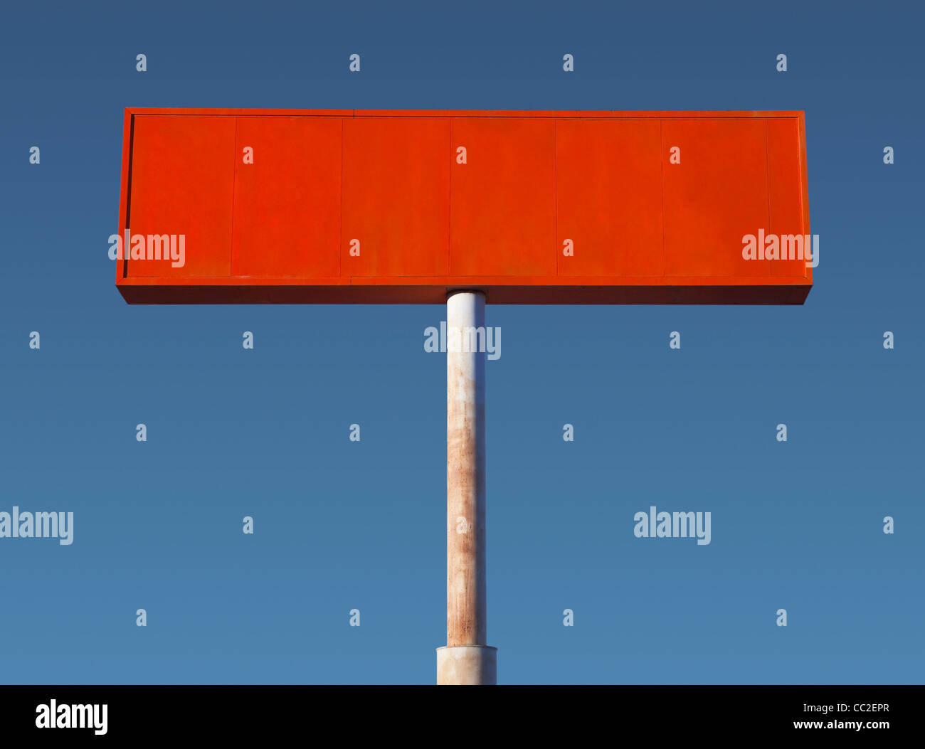 Vintage Schild Wüste Licht ausgeblendet. Stockfoto