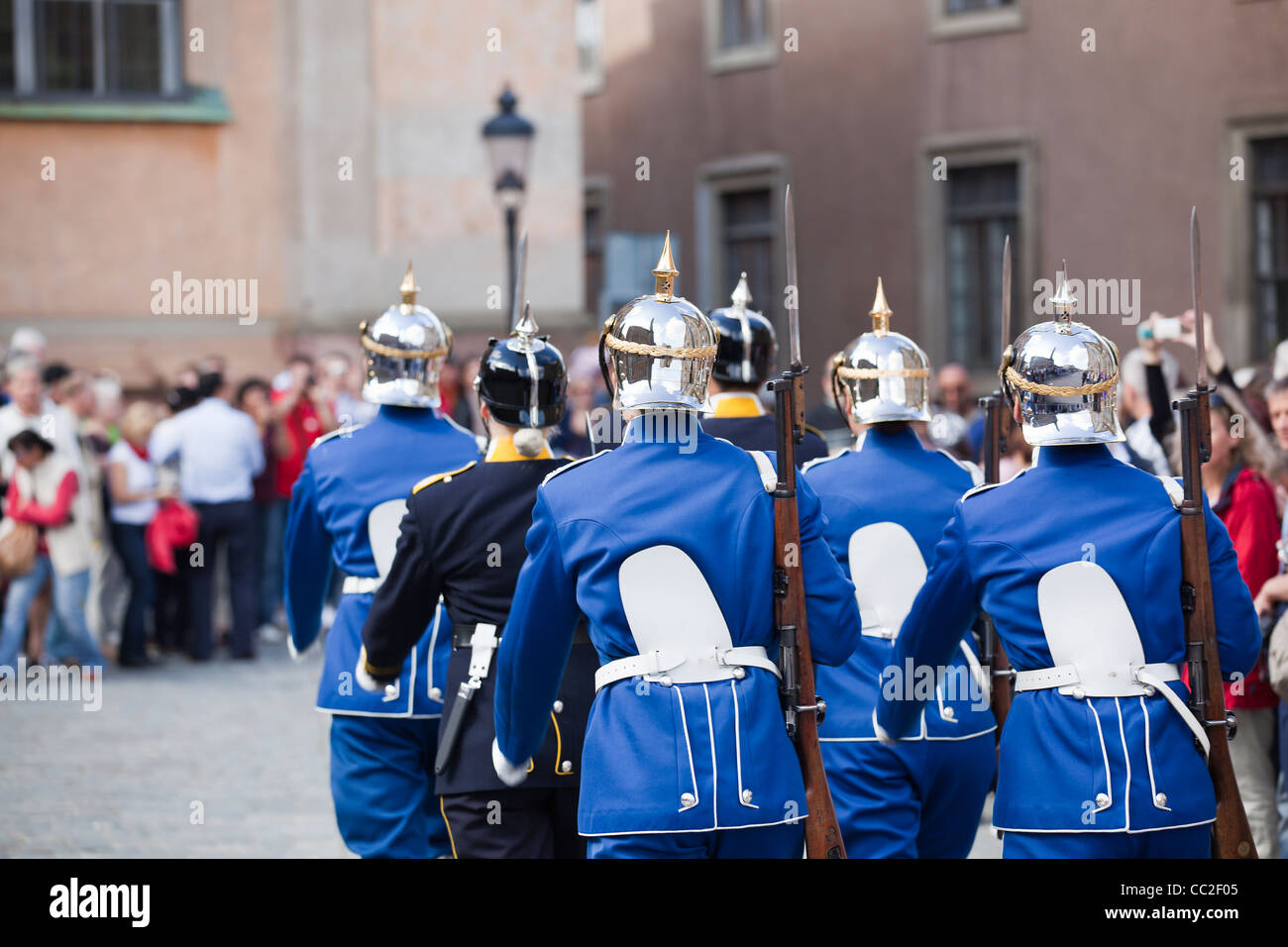 Stockholm: Schwedische Königliche Wache Stockfoto
