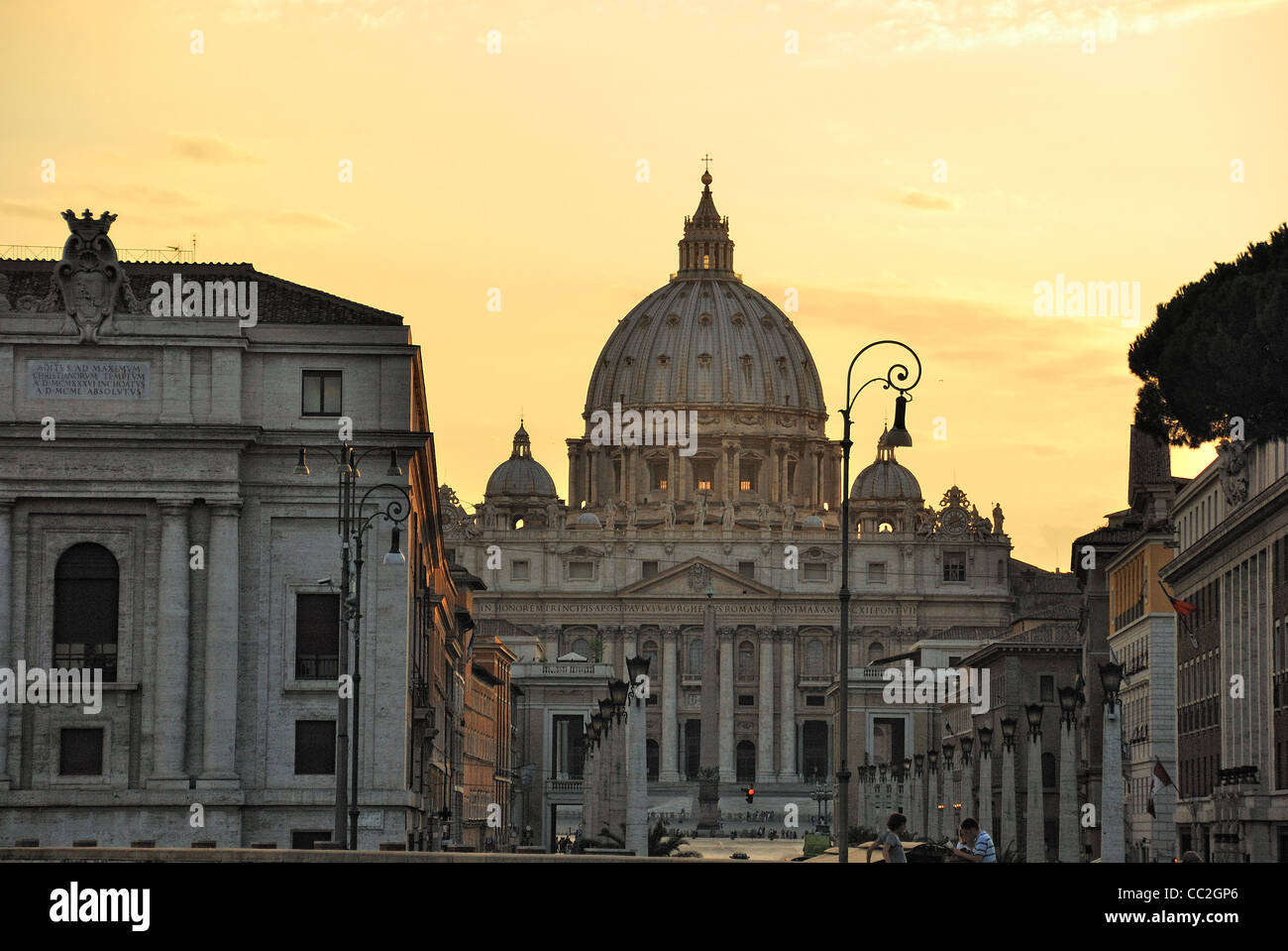 Basilika San Pietro Roma italia Stockfoto