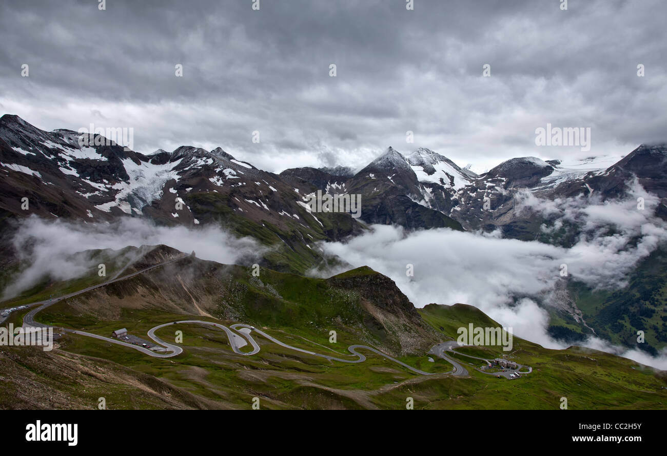 Großglockner-Hochalpenstraße. Österreich, Europa. Stockfoto