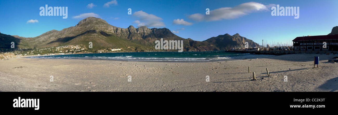 Hout Bay Panorama, Cap Stadt Stockfoto