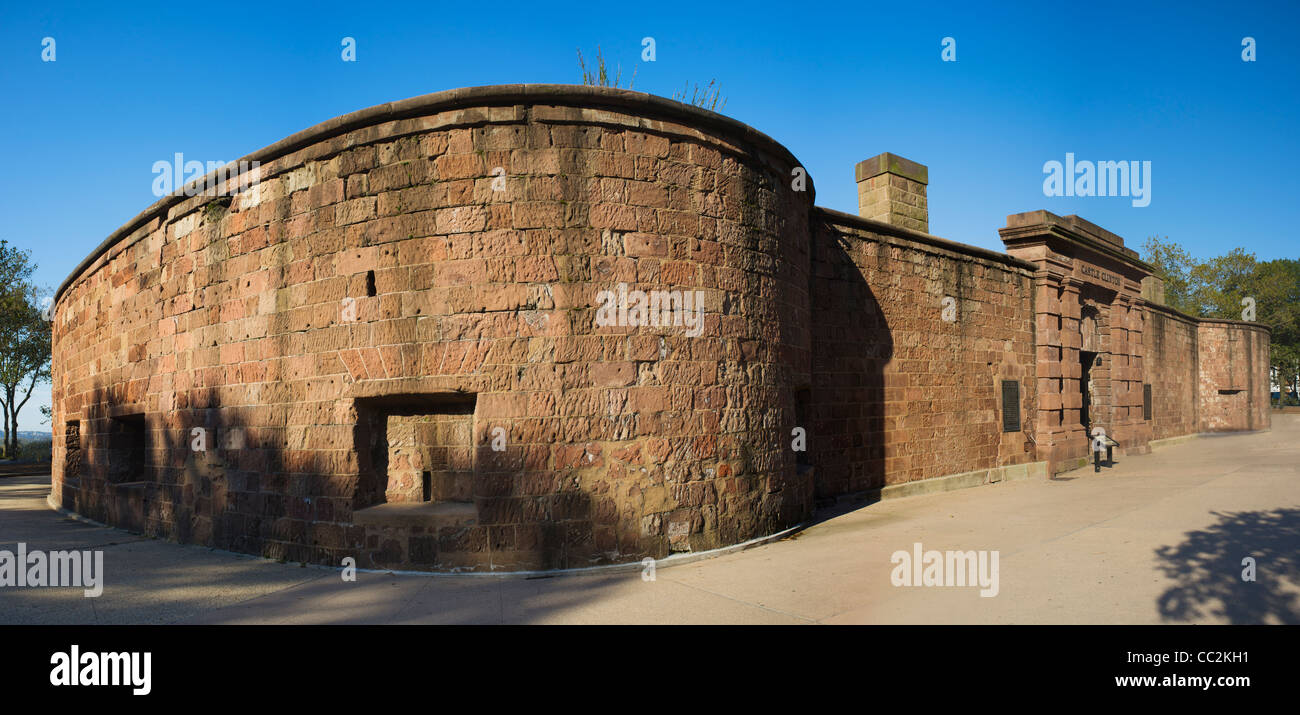 USA, New York State, New York City, niedrigen Winkel Ansicht von Clinton Schloss-Fassade Stockfoto