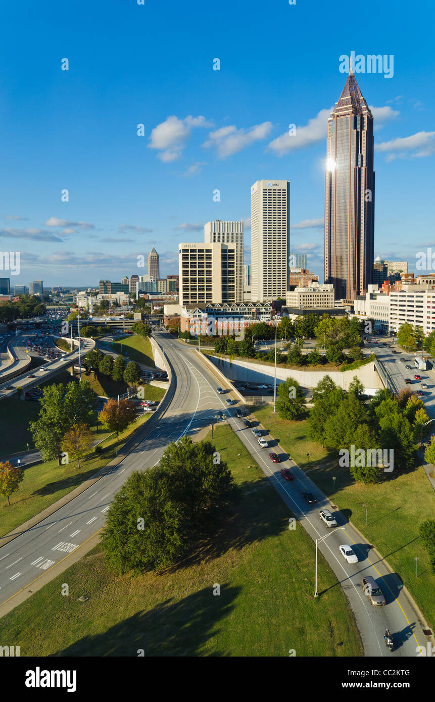 USA, Georgia, Atlanta, Aussicht auf die Innenstadt Stockfoto