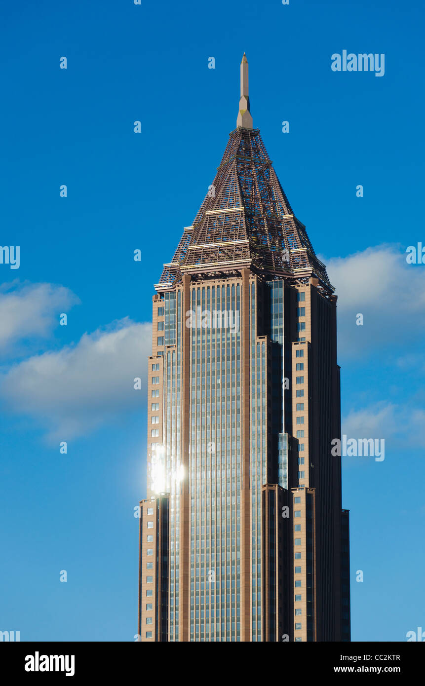 USA, Georgia, Atlanta, Blick auf die Wolkenkratzer in der Innenstadt von Stockfoto
