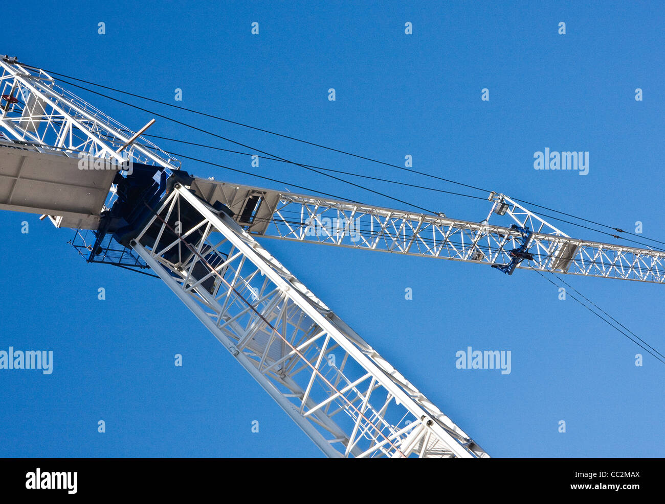 Bau kran Stockfoto