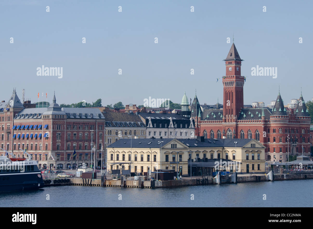 Schweden, Helsingborg. waterfront Hafen von Helsingborg Stockfotografie -  Alamy