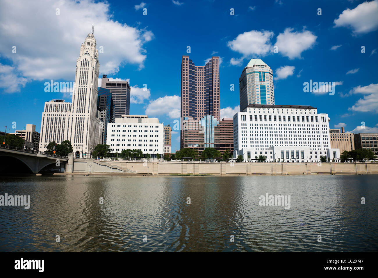 USA, Ohio, Columbus skyline Stockfoto
