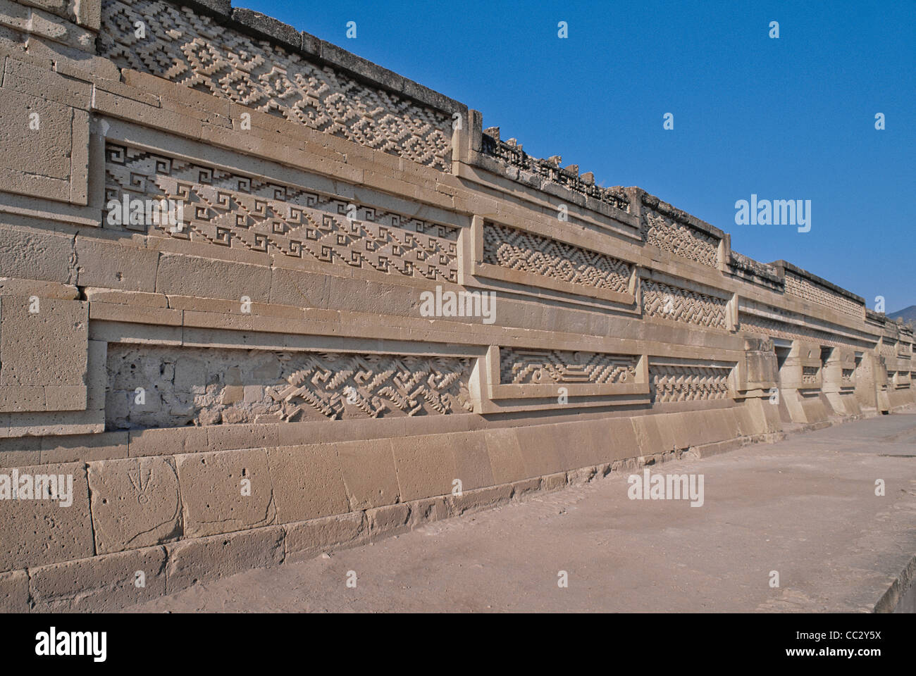 Mexiko, Oaxaca, Oaxaca, Mitla, religiöse präkolumbische archäologische Stätte erbaut 900 v. Chr. von den Zapoteken Stockfoto