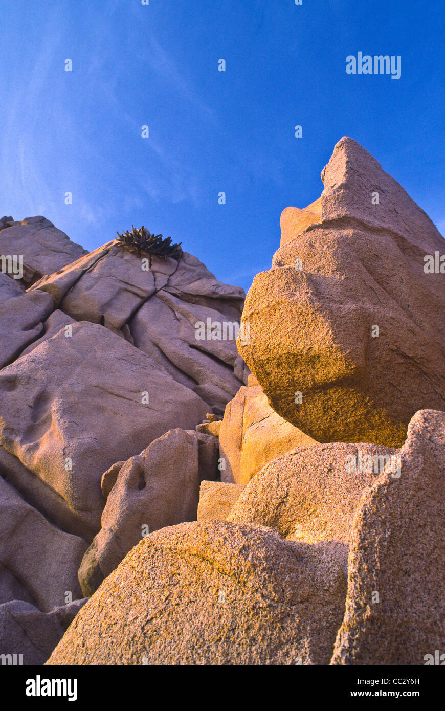 Mexiko, Baja California Sur, Cabo San Lucas, Lands End, riesige Felsen Stockfoto