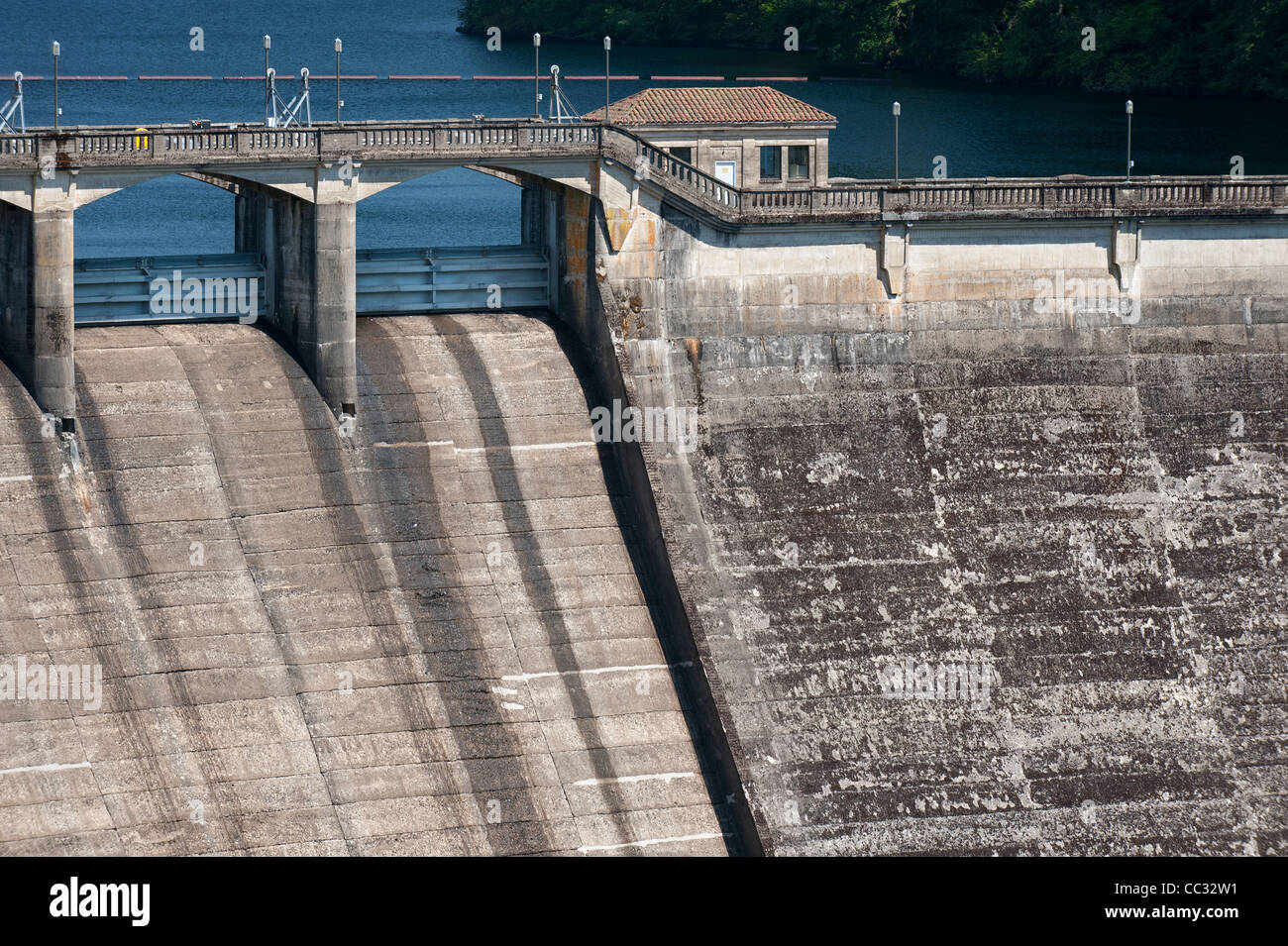 Spillway und spillway Gates, Damm 1, Bull Run Watershed, Oregon
